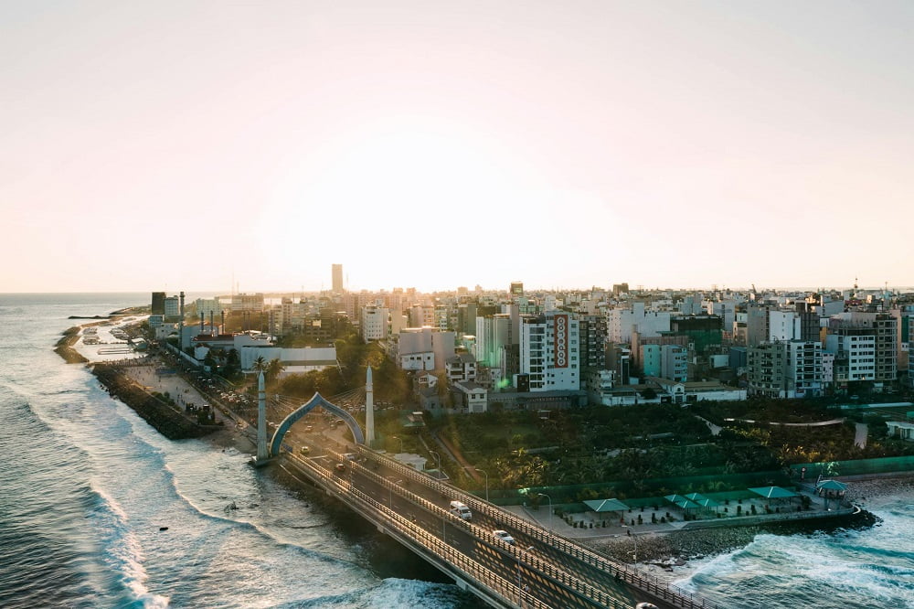 The Malé waterfront, Maldives